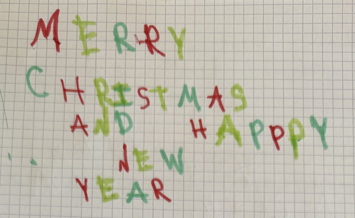 Una postal para participar en el European Christmas Tree