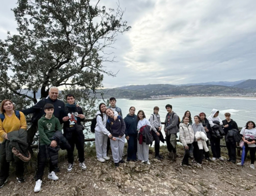 Estudiantes griegos en el IES Valentín Turienzo